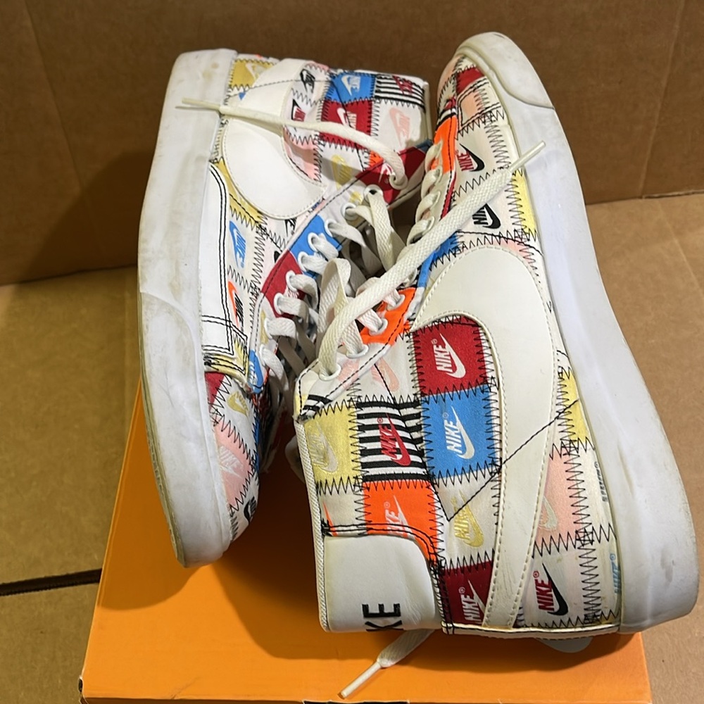 Nike Blazer Patchwork Mid Size 12 - image 7